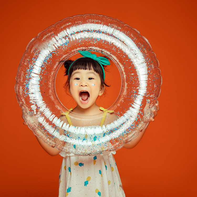 桔子冰茶_成都宝宝照儿童照