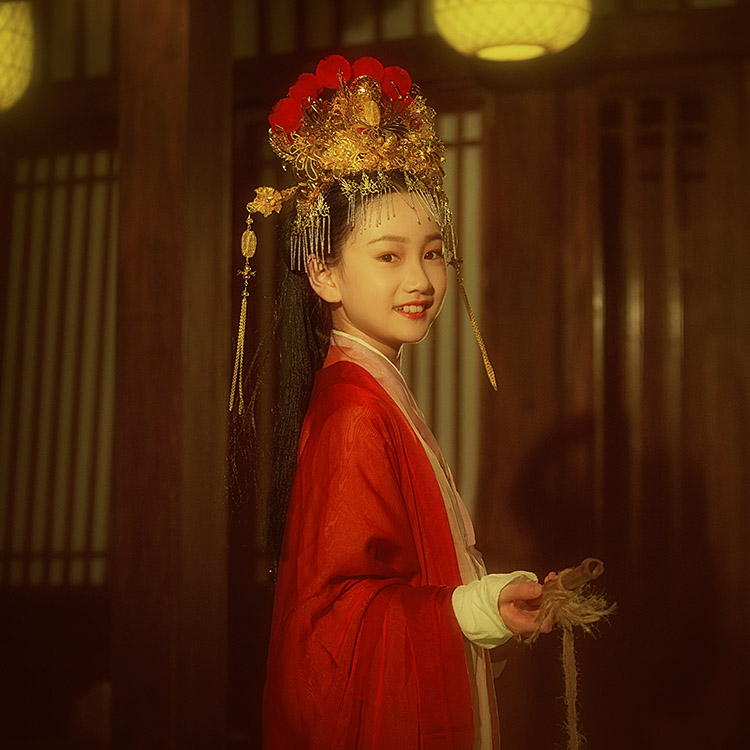 紫霞仙子_成都儿童摄影，儿童古装艺术照