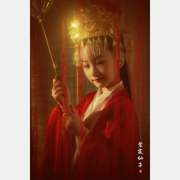紫霞仙子_成都儿童摄影，儿童古装艺术照