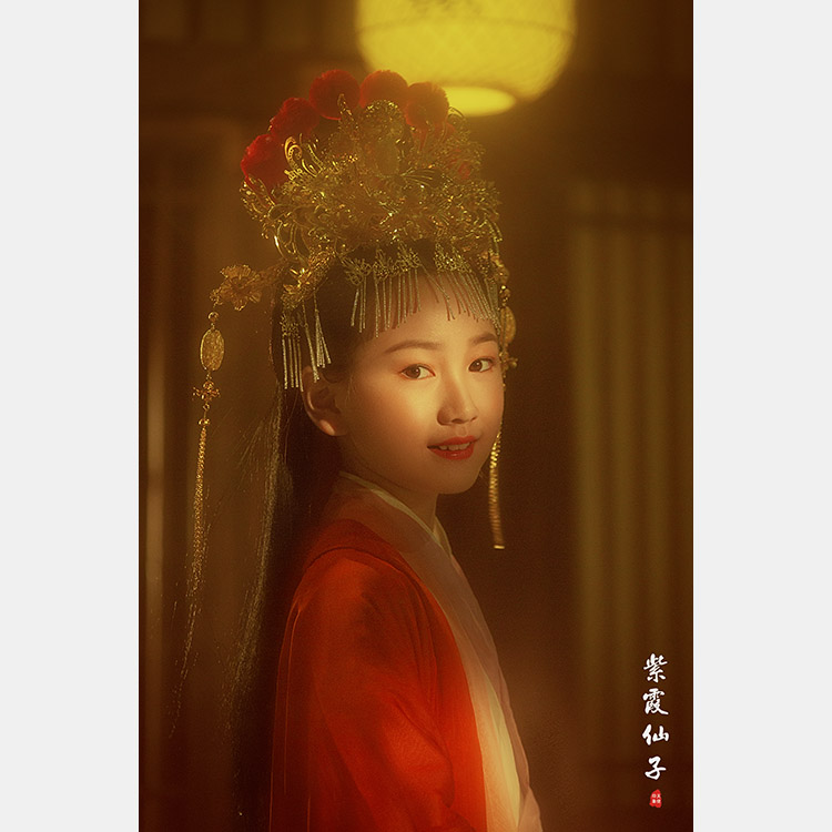 紫霞仙子_成都儿童摄影，儿童古装艺术照
