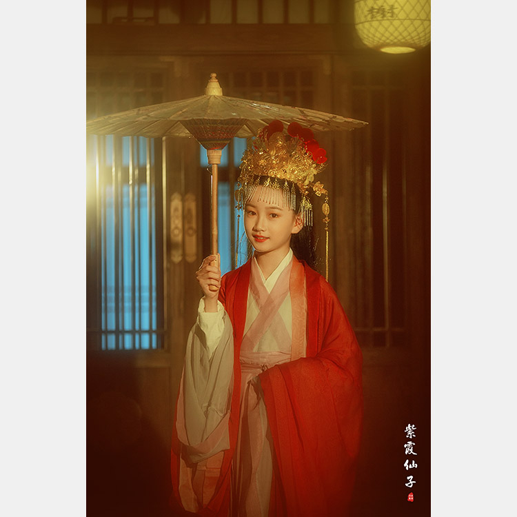 紫霞仙子_成都儿童摄影，儿童古装艺术照