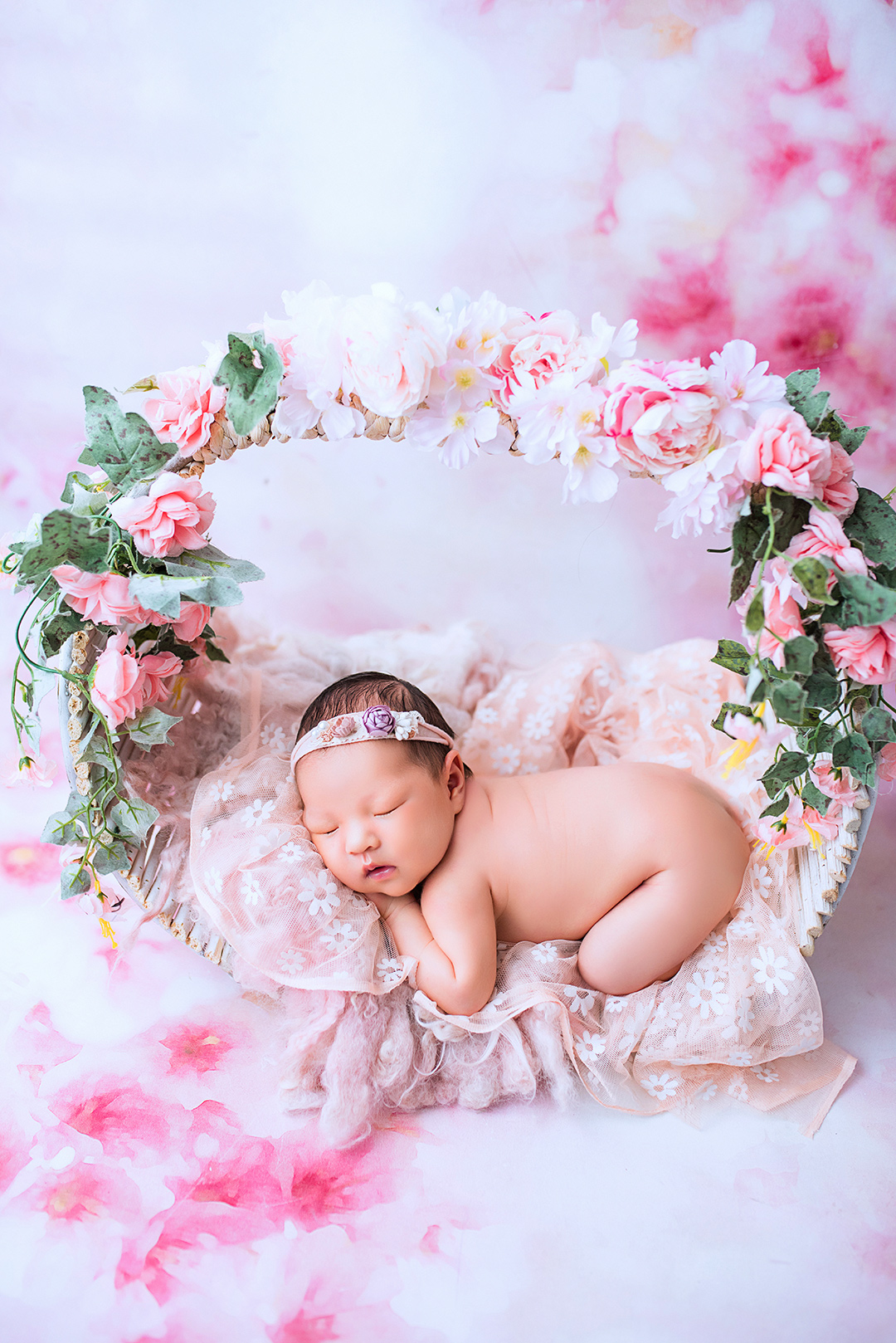 花环公主_成都新生儿宝宝照