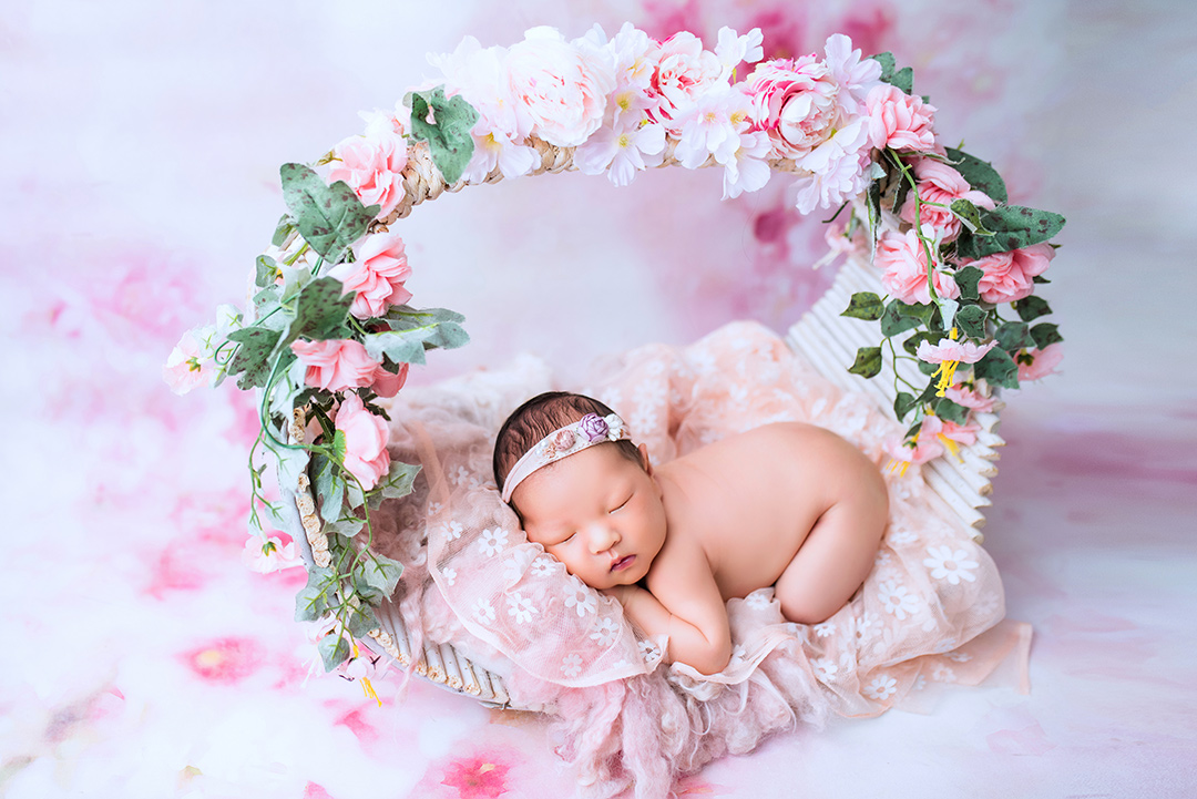 花环公主_成都新生儿宝宝照