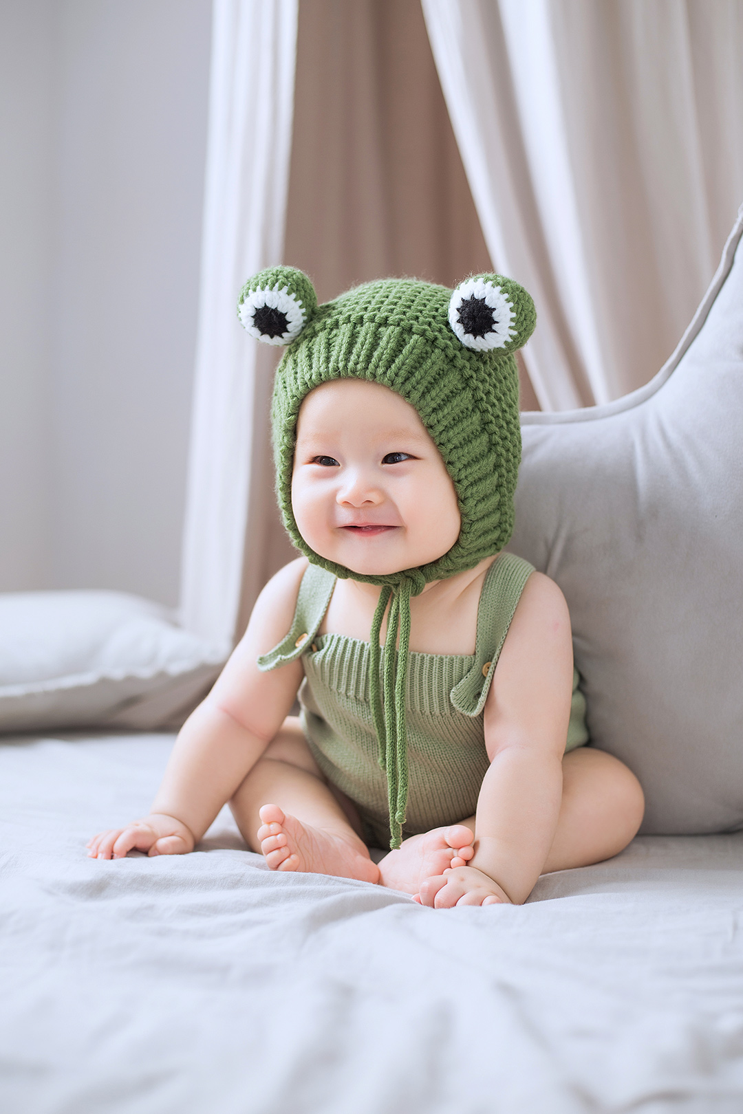 微笑天使_成都宝宝照，满月照