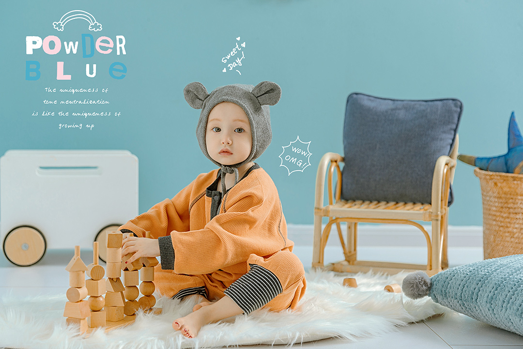 Powder-blue_成都儿童照，周岁照