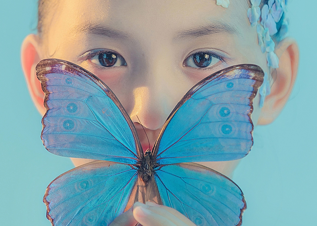 梦与蝶_成都儿童照照，儿童艺术照