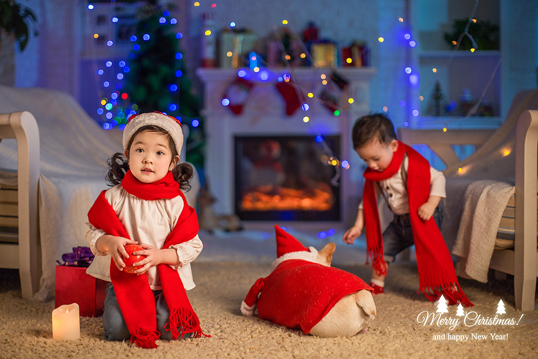 圣诞宝贝家族_宝宝照；儿童照；成都儿童照宝宝照