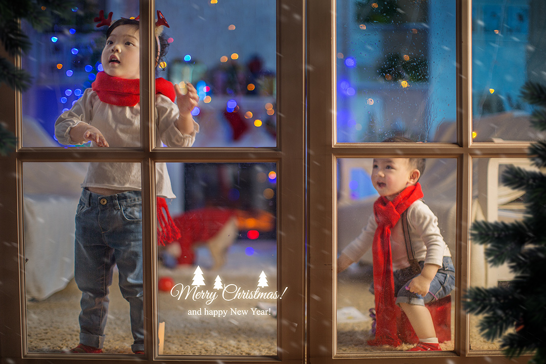 圣诞宝贝家族_宝宝照；儿童照；成都儿童照宝宝照