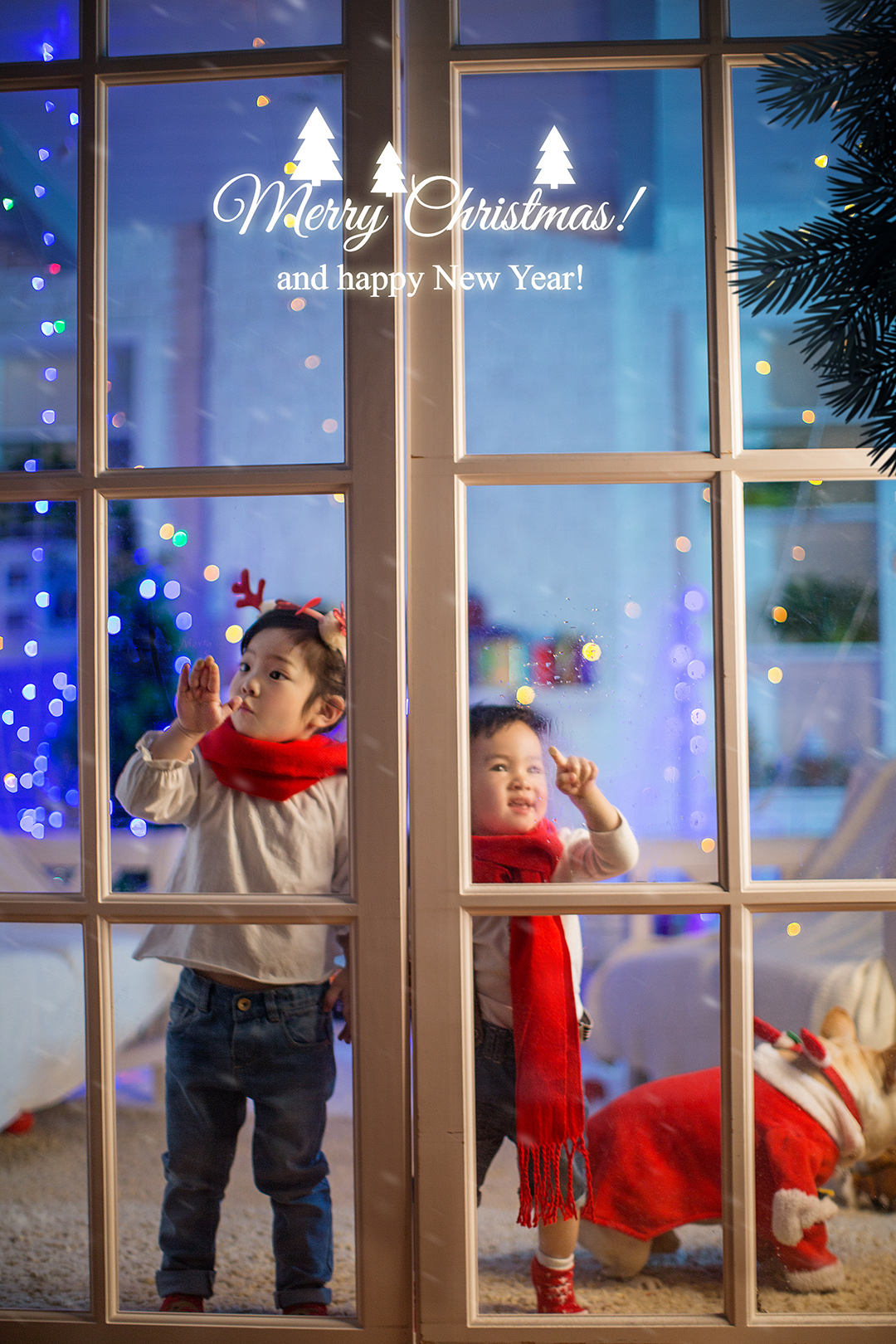 圣诞宝贝家族_宝宝照；儿童照；成都儿童照宝宝照