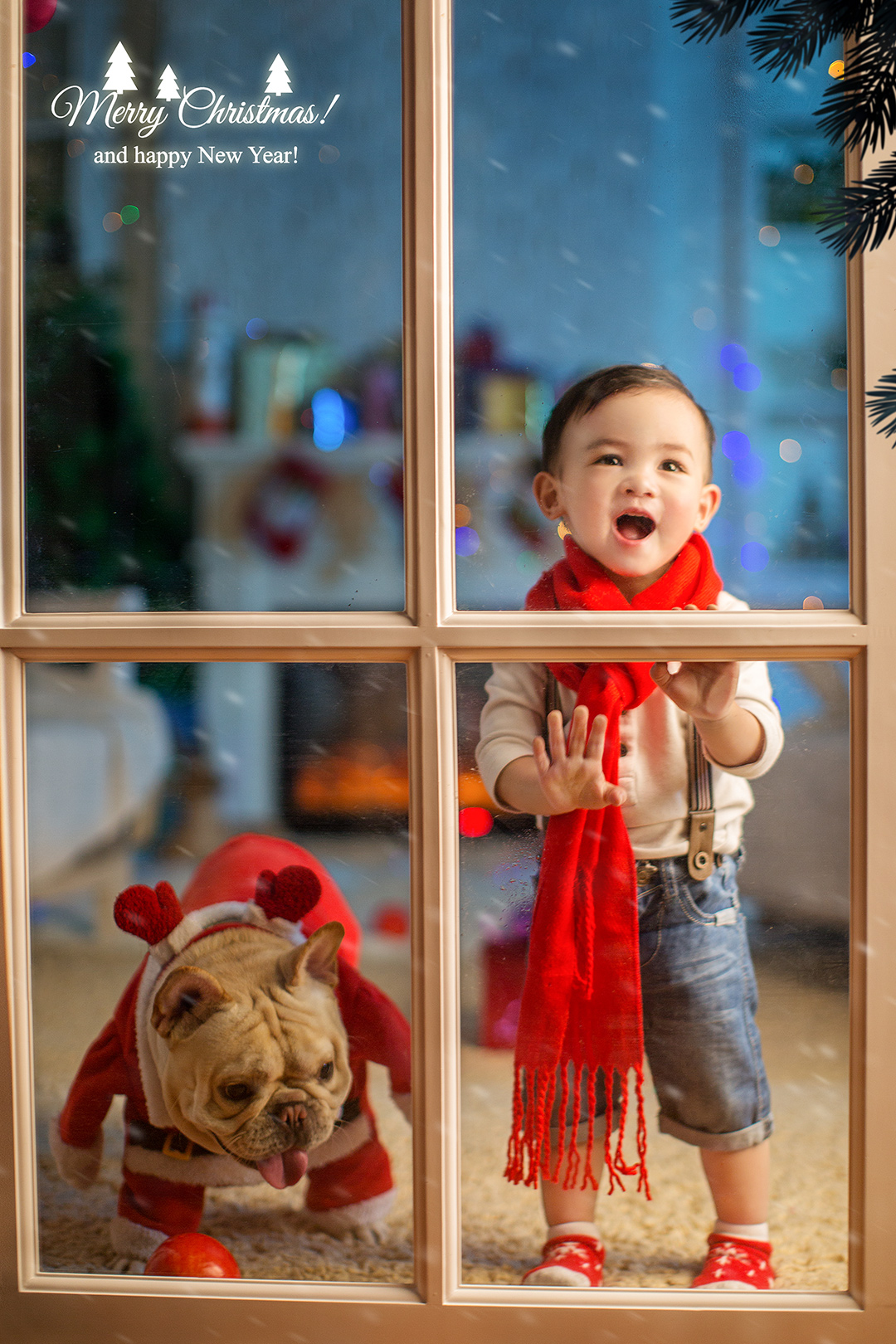 圣诞宝贝家族_宝宝照；儿童照；成都儿童照宝宝照