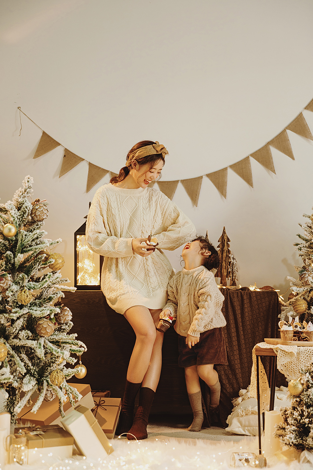 圣诞奇缘_母子照；父子照，亲子照；母女照