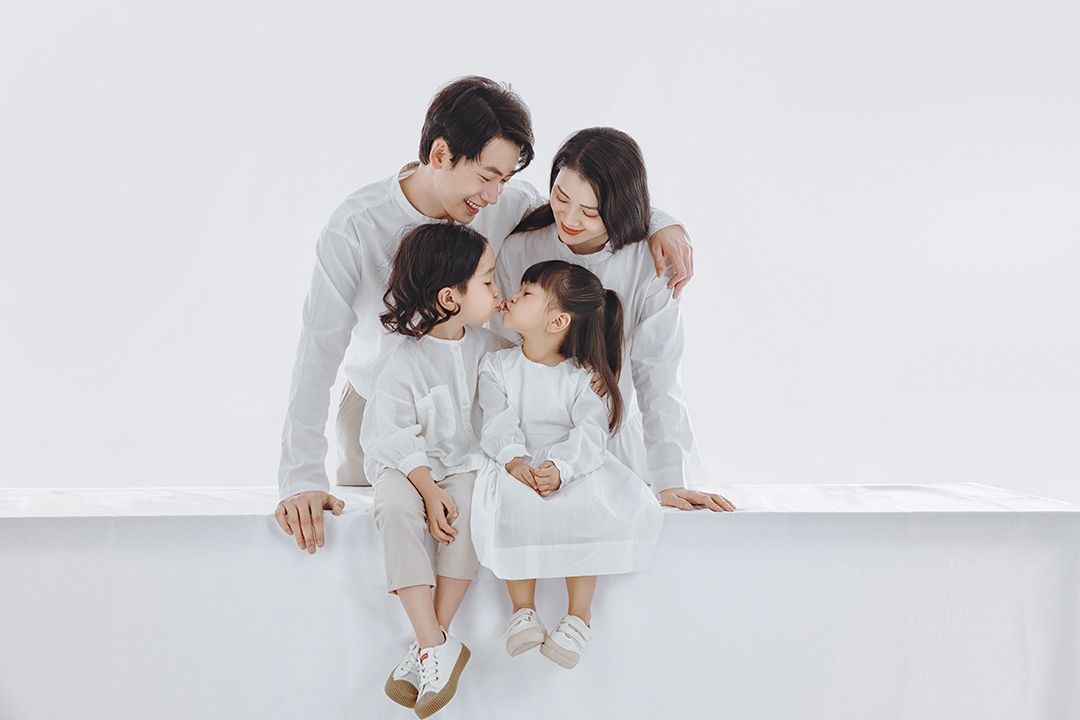 纯白之境_全家福；亲子照；成都全家福