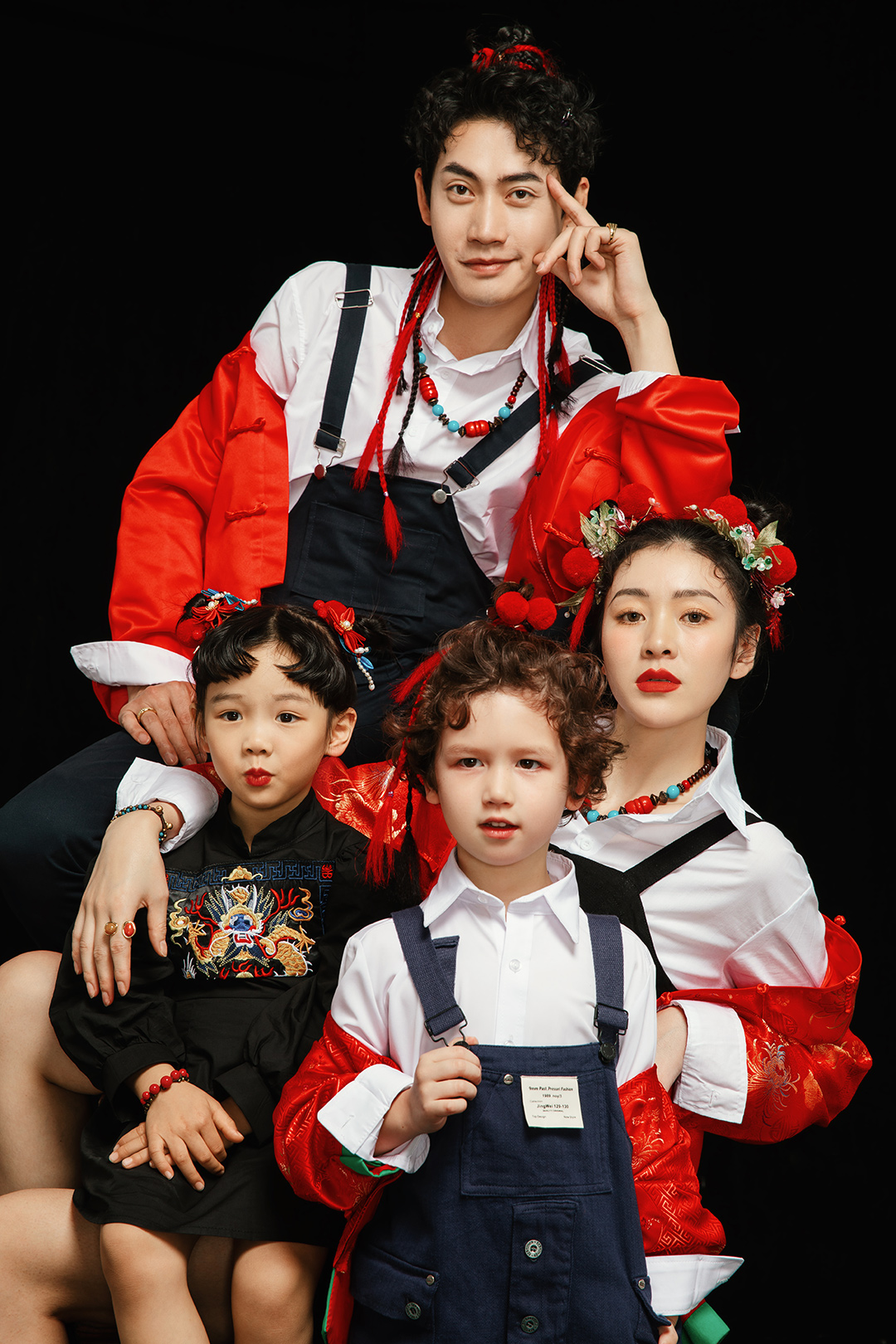 恋家大人_全家福；亲子照；成都全家福；母子照；母女照