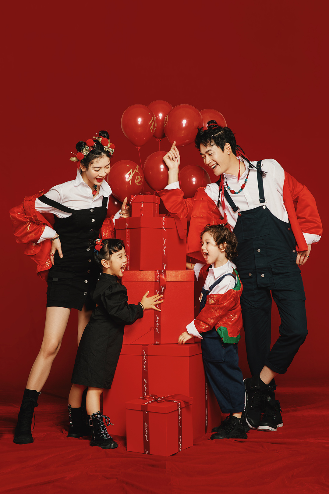 恋家大人_全家福；亲子照；成都全家福；母子照；母女照