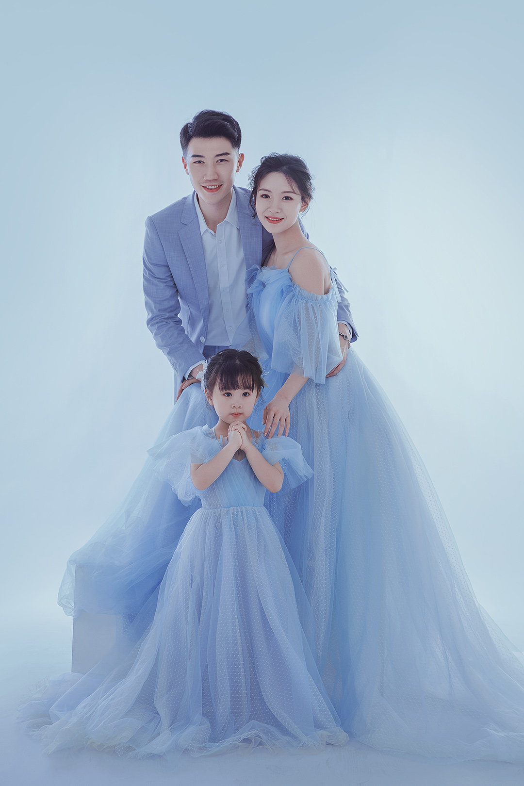 蓝色时分_全家福；亲子照；成都全家福；母子照；母女照