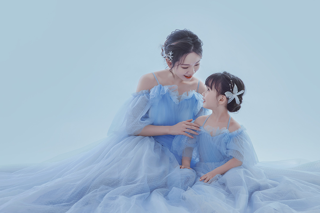 蓝色时分_全家福；亲子照；成都全家福；母子照；母女照