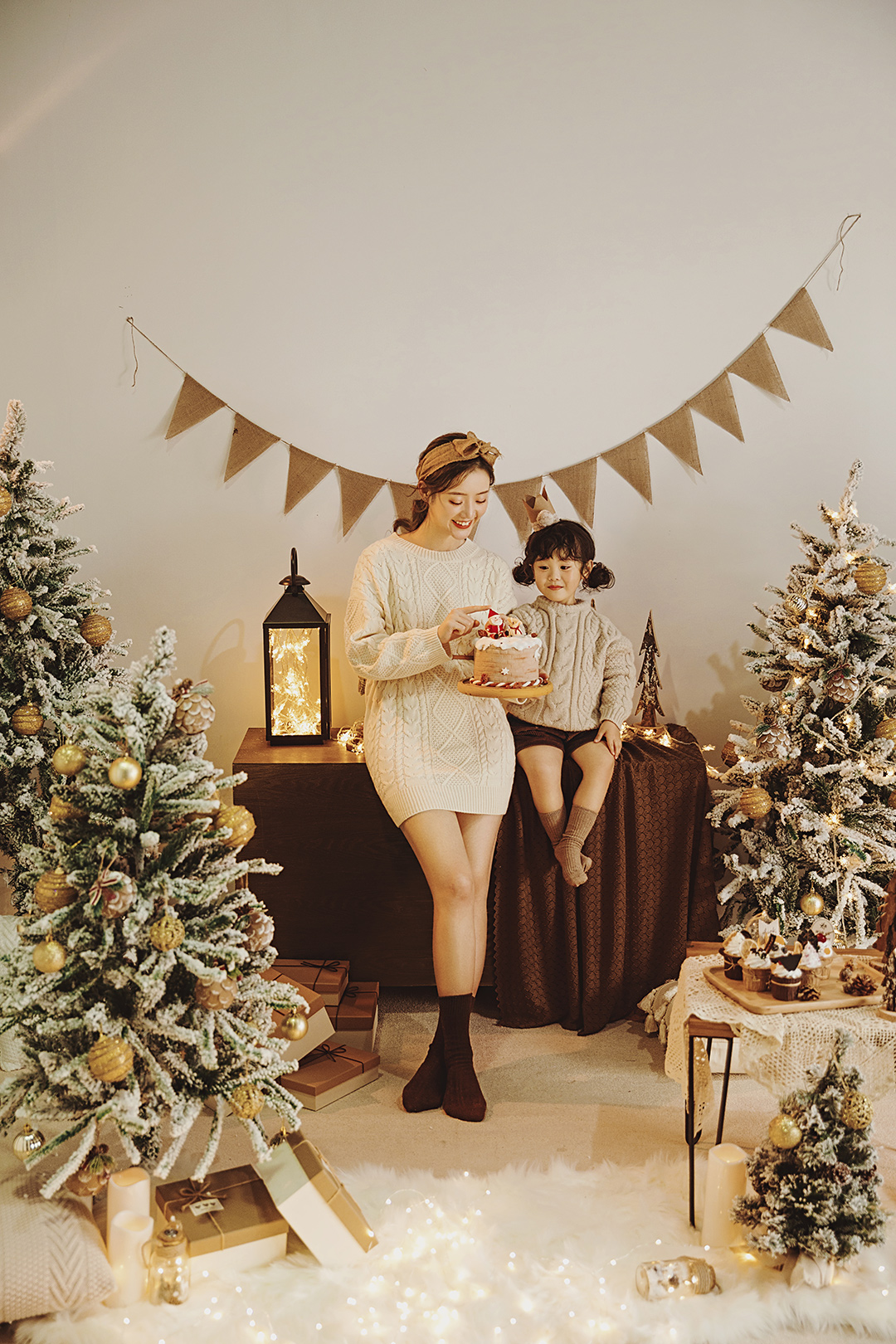 激情圣诞_全家福；亲子照；成都全家福；母子照；母女照