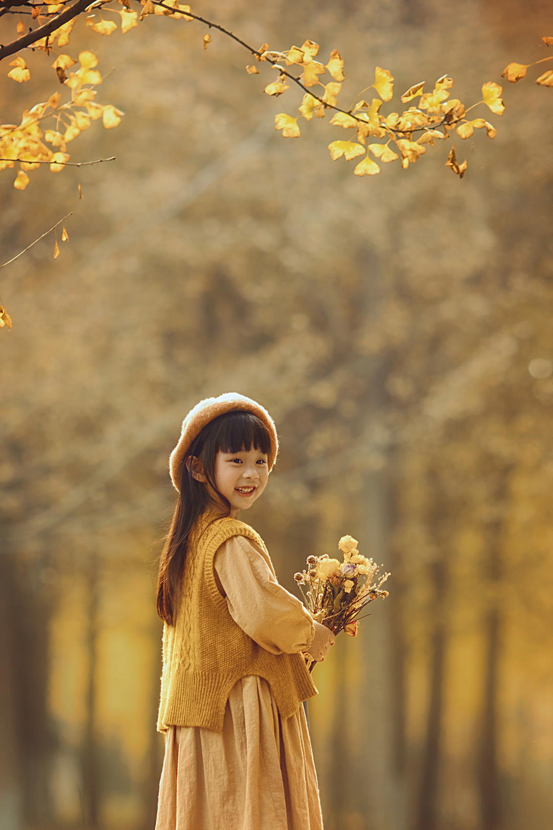 秋日遐想_宝宝照；儿童照；周岁照；生日照