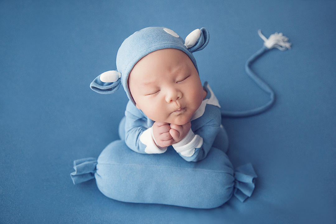 嘟嘟蓝_宝宝照，新生儿照，百天照，