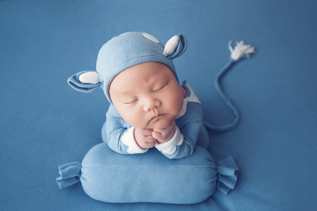 嘟嘟蓝_宝宝照，新生儿照，百天照，