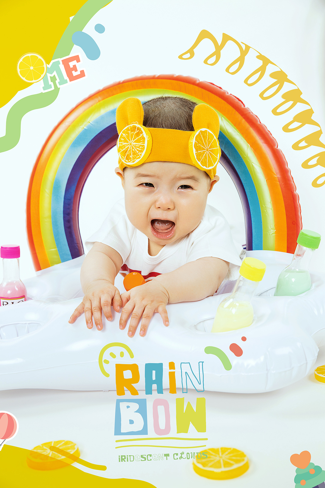 In-Rainbow_宝宝照，百天照，新生儿照，上门拍摄宝宝照