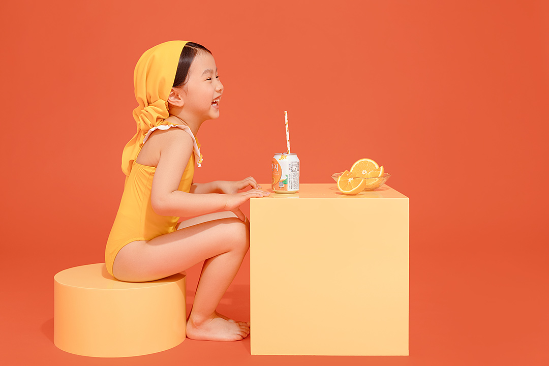 橘子汽水_宝宝照，百天照，儿童照，生日照