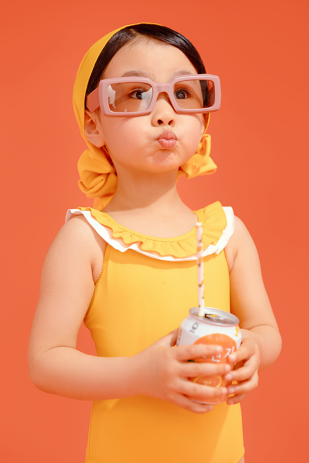 橘子汽水_宝宝照，百天照，儿童照，生日照