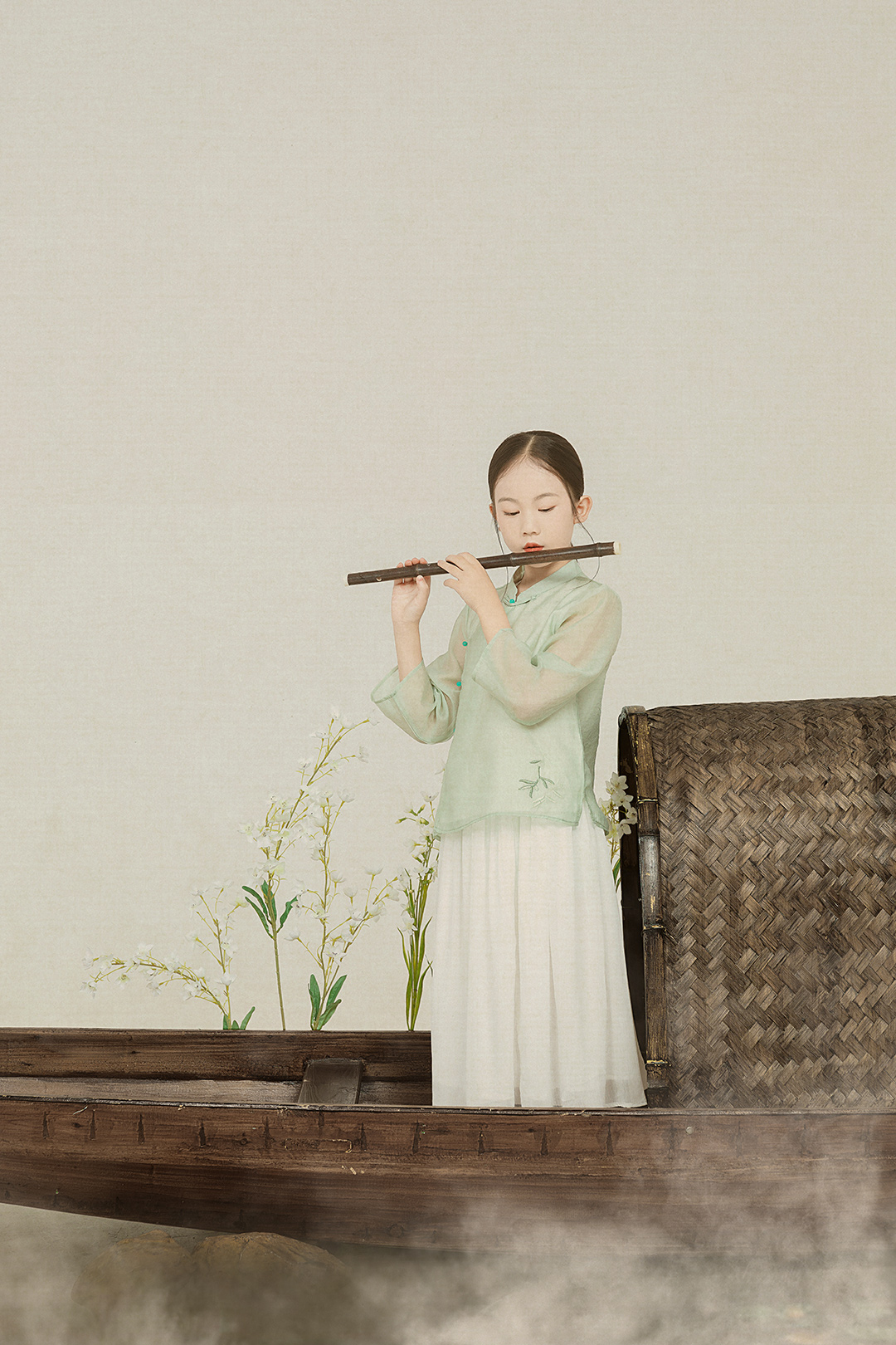 烟雨童舟_成都儿童照照，儿童艺术照；亲子照；母子照；亲子全家福，古风亲子照