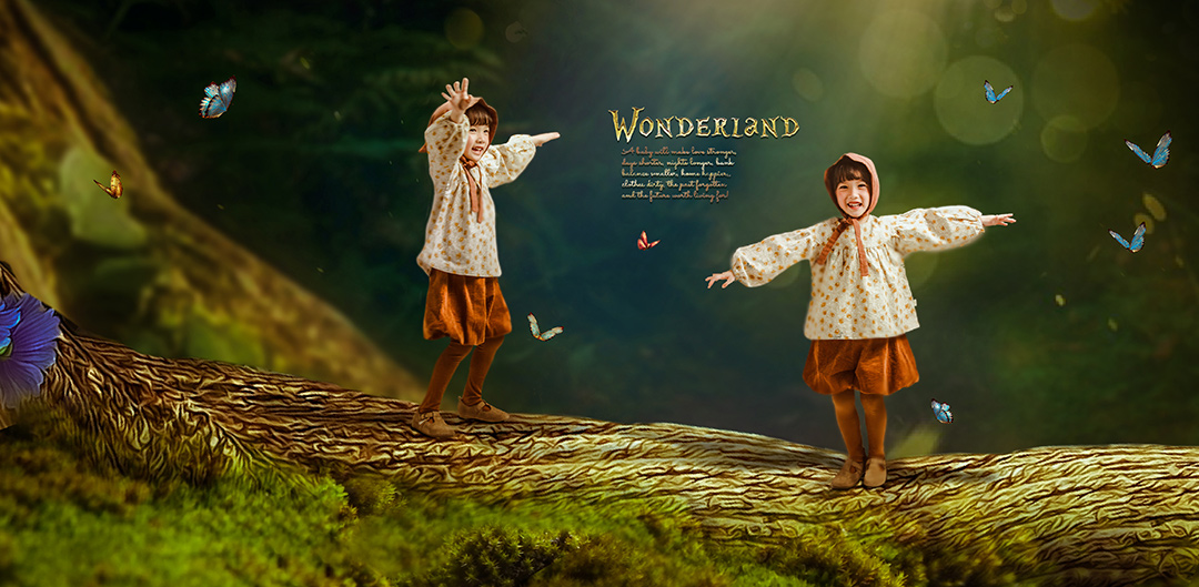 奇幻森林（下）_成都儿童照照，儿童艺术照；亲子照；母子照；亲子全家福，古风亲子照