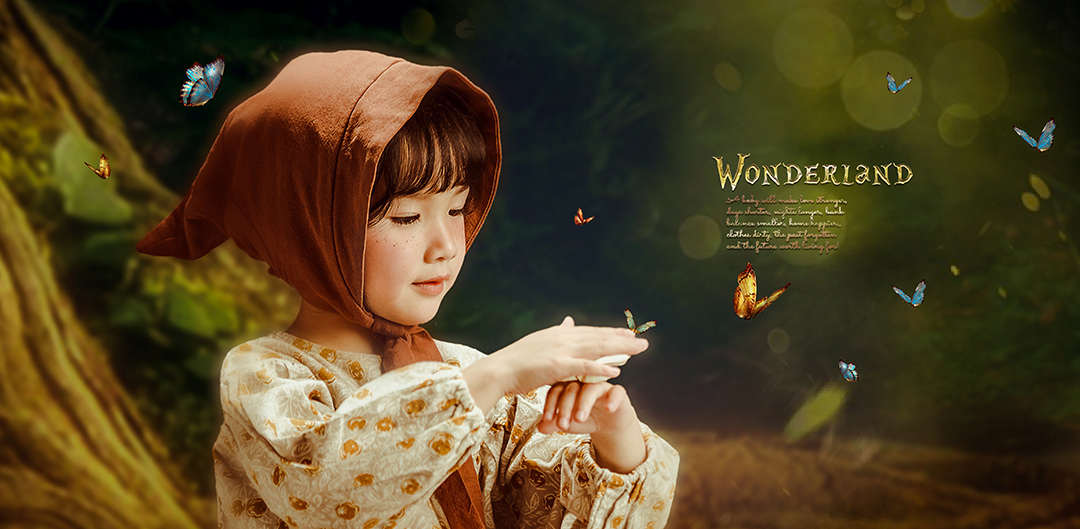 奇幻森林（下）_成都儿童照照，儿童艺术照；亲子照；母子照；亲子全家福，古风亲子照