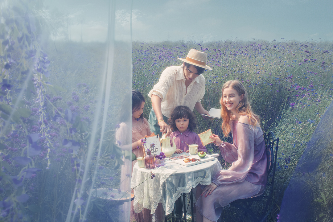 告白维纳斯_成都儿童照照，儿童艺术照；亲子照；母子照；亲子全家福，古风亲子照