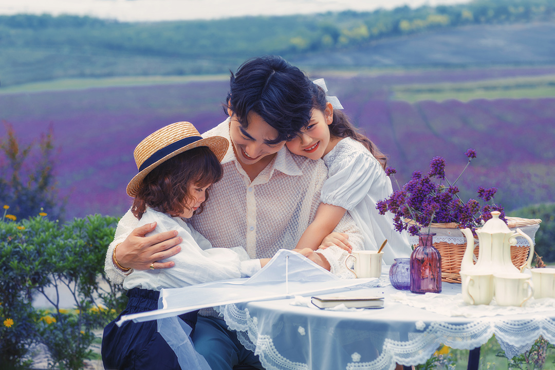 告白维纳斯_成都儿童照照，儿童艺术照；亲子照；母子照；亲子全家福，古风亲子照