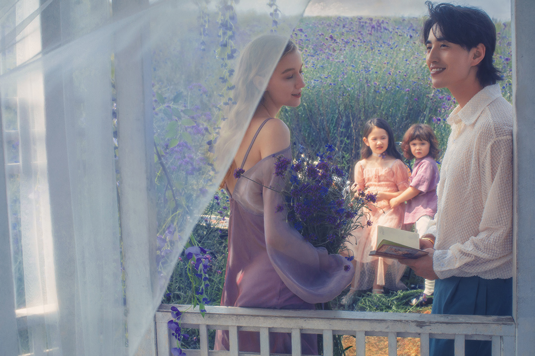 幸福一家人_成都儿童照照，儿童艺术照；亲子照；母子照；亲子全家福，古风亲子照