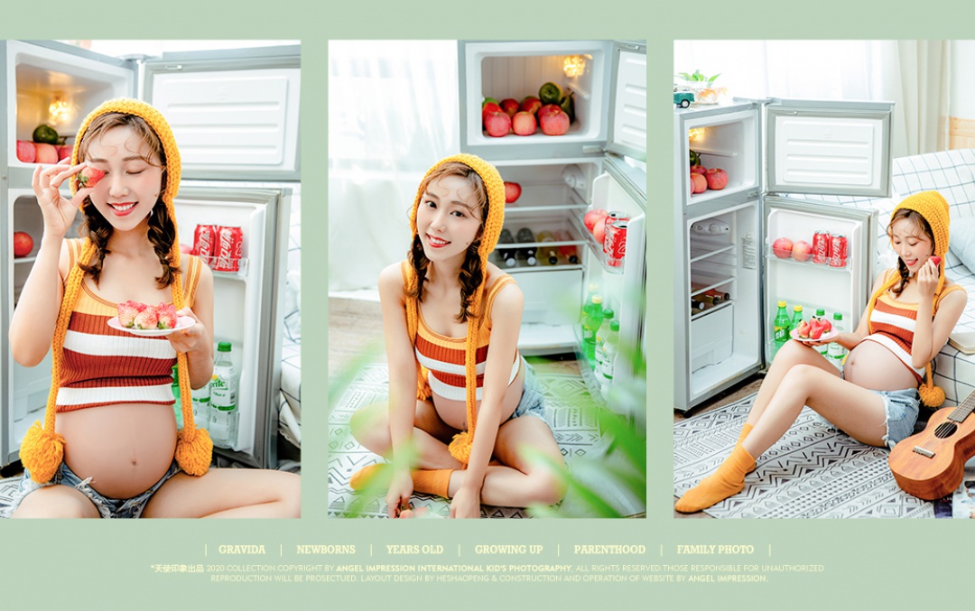 原来最火爆的孕妈照是这样的