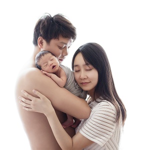 幸福三口之家